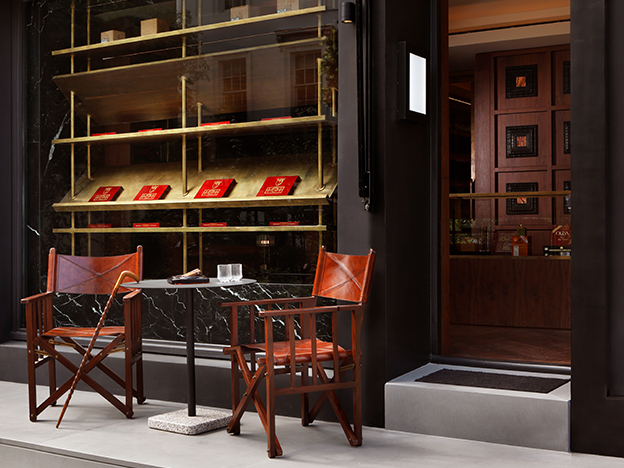 TomTom luxury cigar lounge Belgravia London.